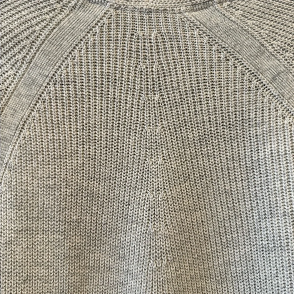 Athleta light heather grey open swing travel/ lounge cardigan/jacket - Picture 6 of 11
